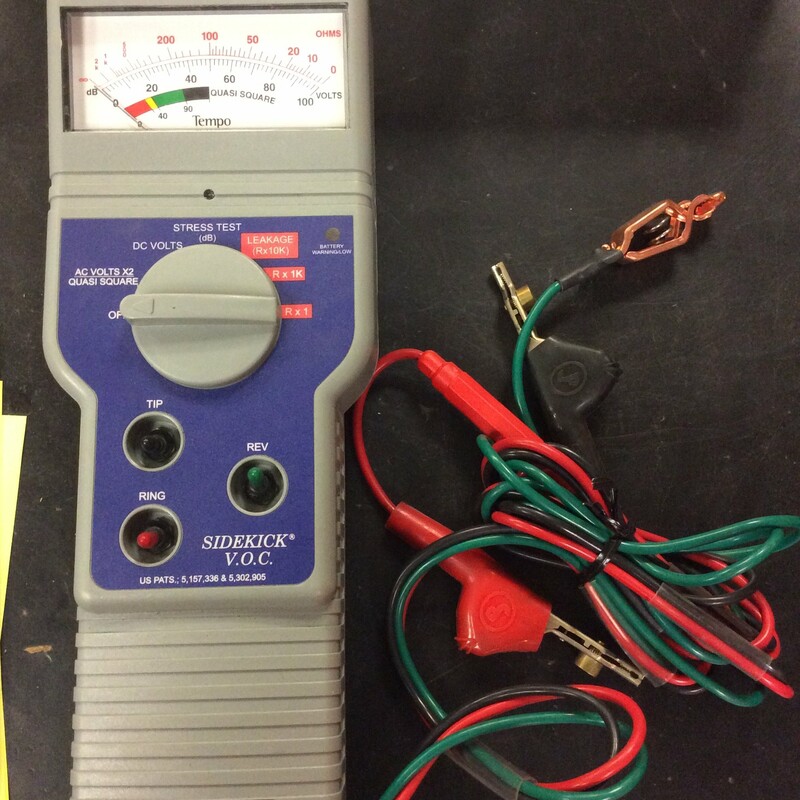 Greenlee 1143-5000 Tempo Sidekick V.O.C. Cable Fault Multimeter Tester<br />
<br />
*EXCELLENT CONDITION*
