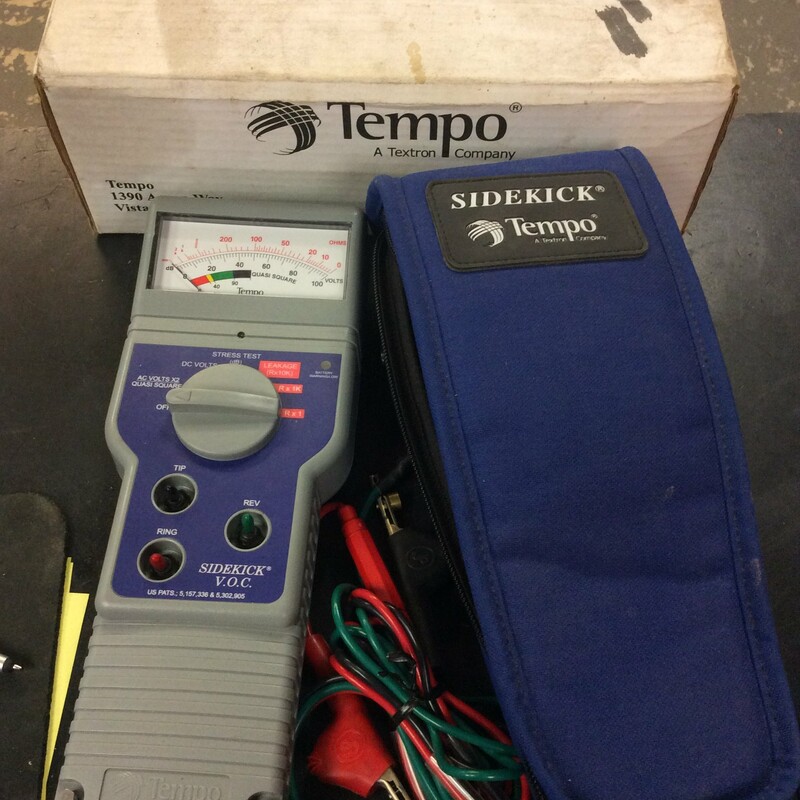 Greenlee 1143-5000 Tempo Sidekick V.O.C. Cable Fault Multimeter Tester<br />
<br />
*EXCELLENT CONDITION*