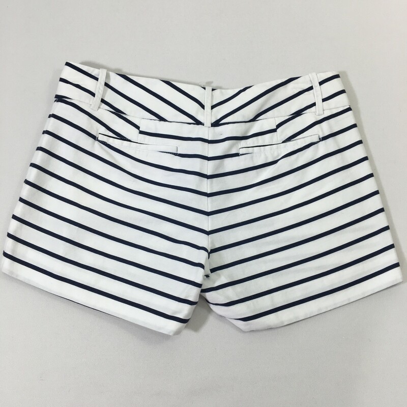 The Limited Striped Short, Navy And, Size: 6