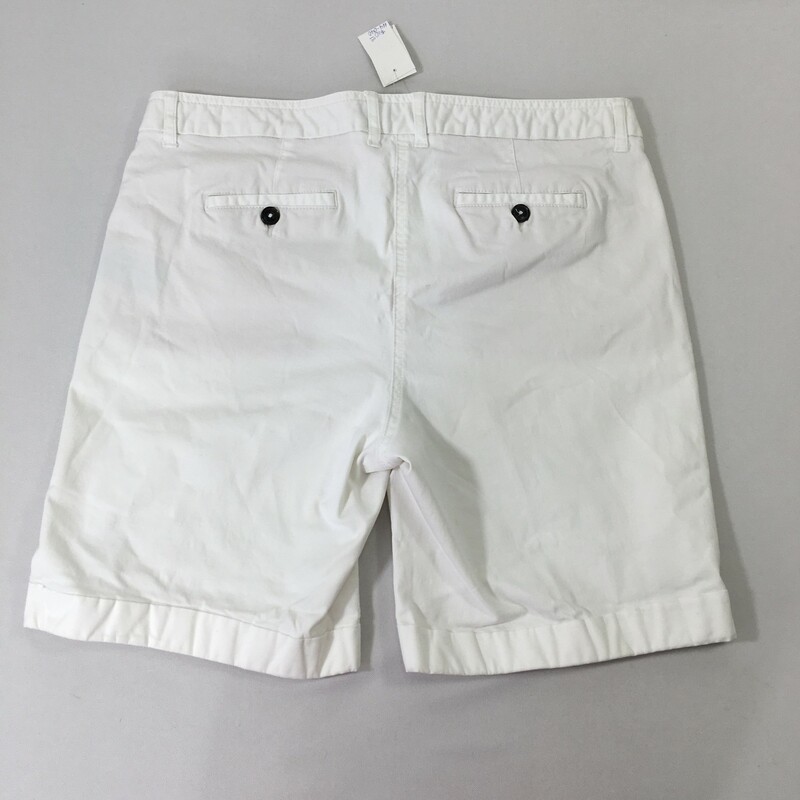 114-040 Boden, White, Size: 10 White shorts cotton/elastane