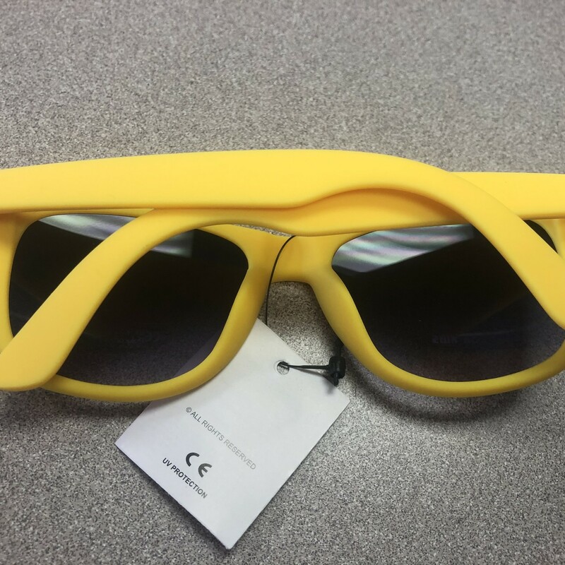 Matte Sunglasses - NEW, Yellow, Size: 3-7 Years
