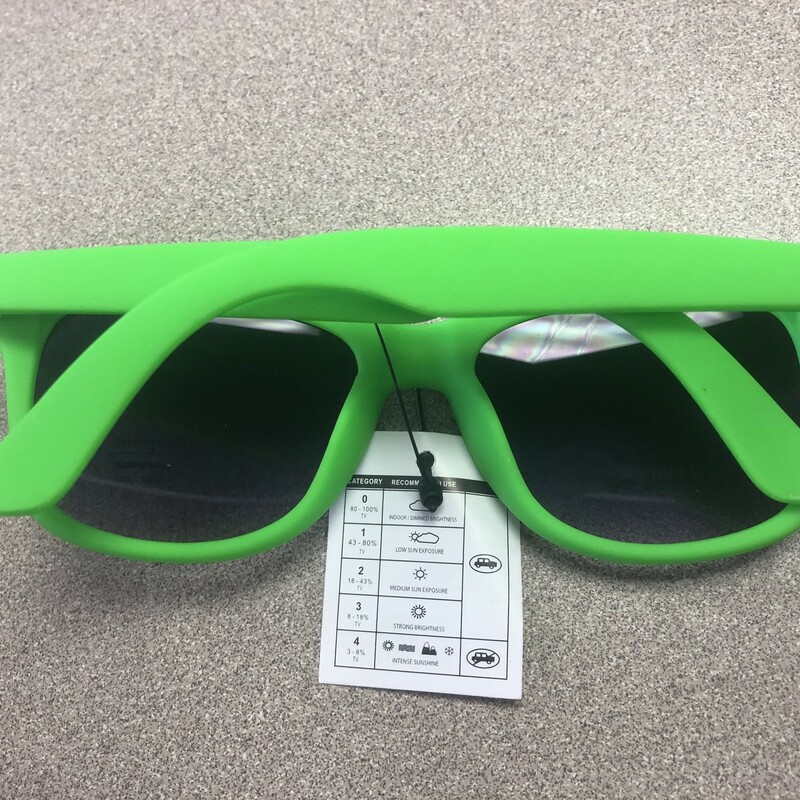 Matte Sunglasses - NEW, Lime, Size: 3-7 Years