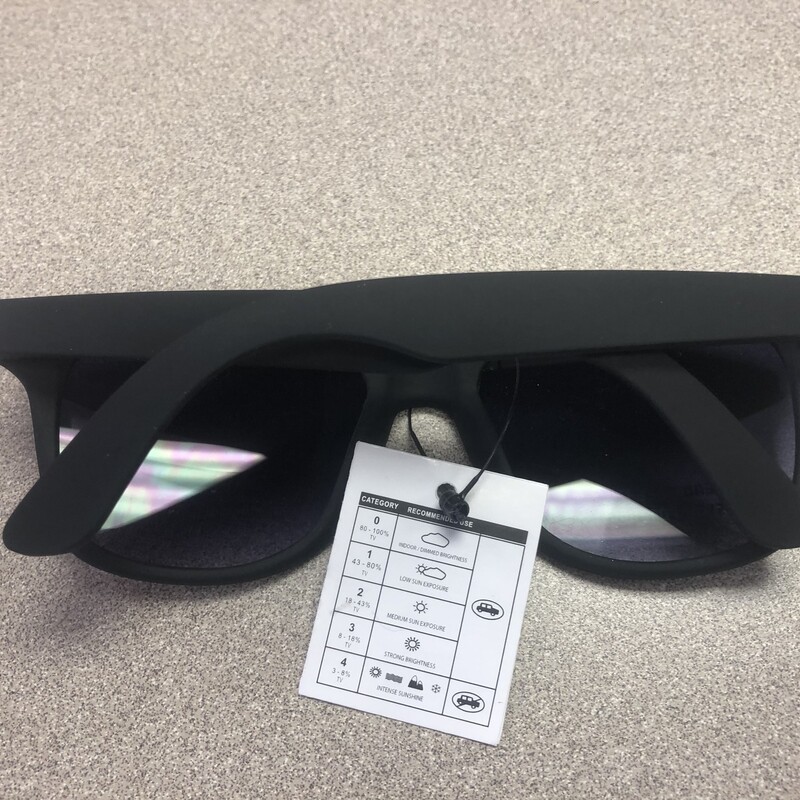 Matte Sunglasses - NEW, Black, Size: 3-7 Years