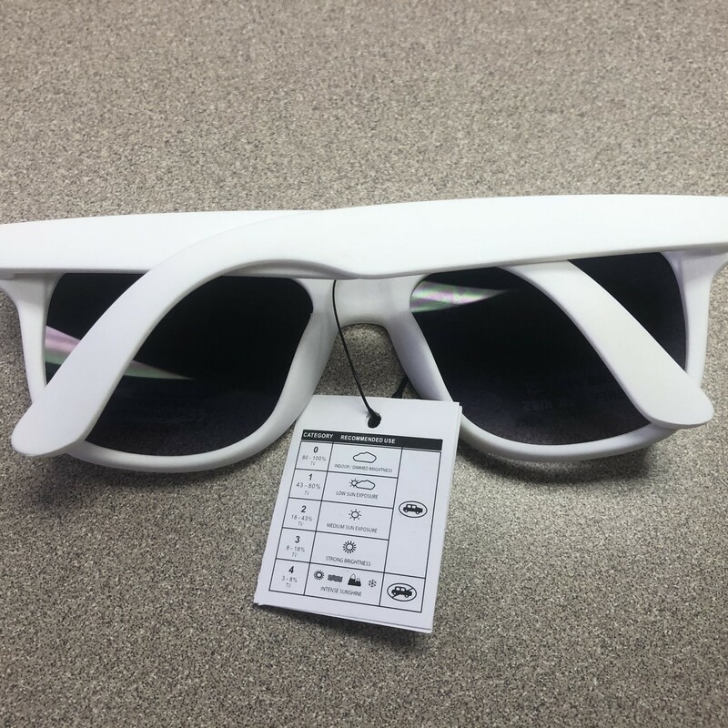 Matte Sunglasses - NEW, White, Size: 3-7 Years