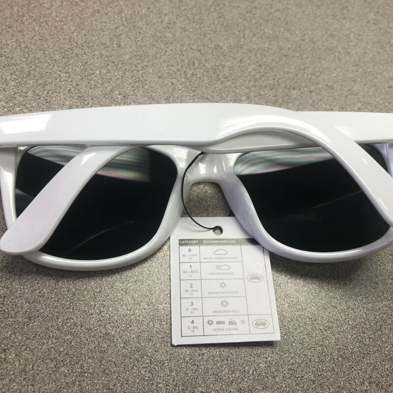 Glossy Sunglasses - NEW!, White, Size: 4-7 Years