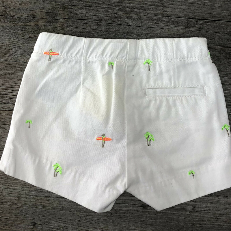 Crewcuts Frankie Shorts, White, Size: 3Years old
Adjustable waist
