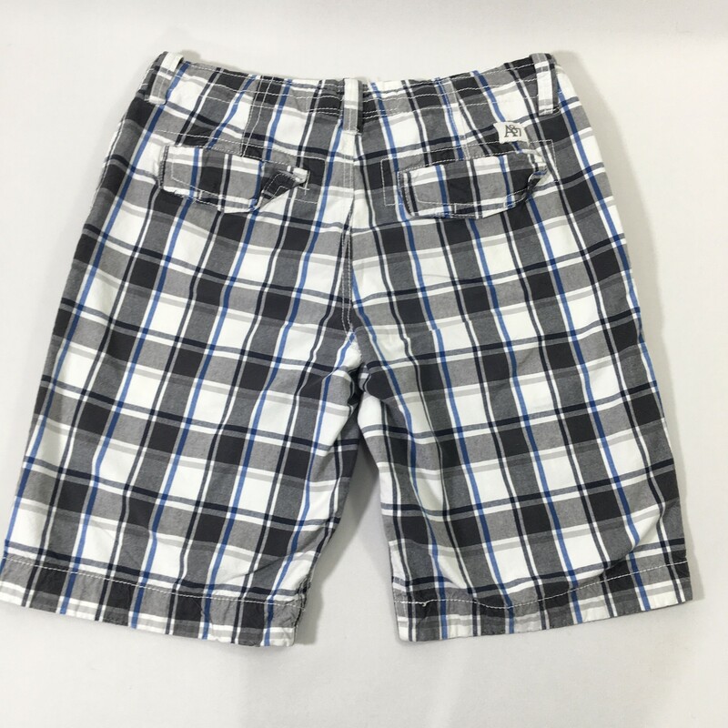 100-785 Aeropostle, Blue Gre, Size: 32 plaid mens shorts 100% cotton  Good