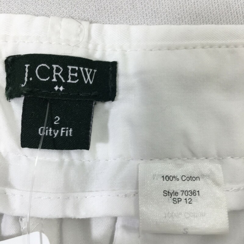 122-094 J.crew, White, Size: 2