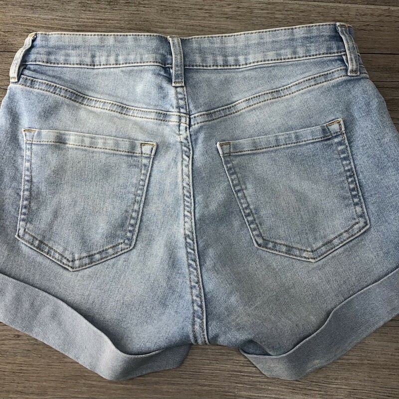 H&M Denim Shorts, Blue, Size: 14-16Y
