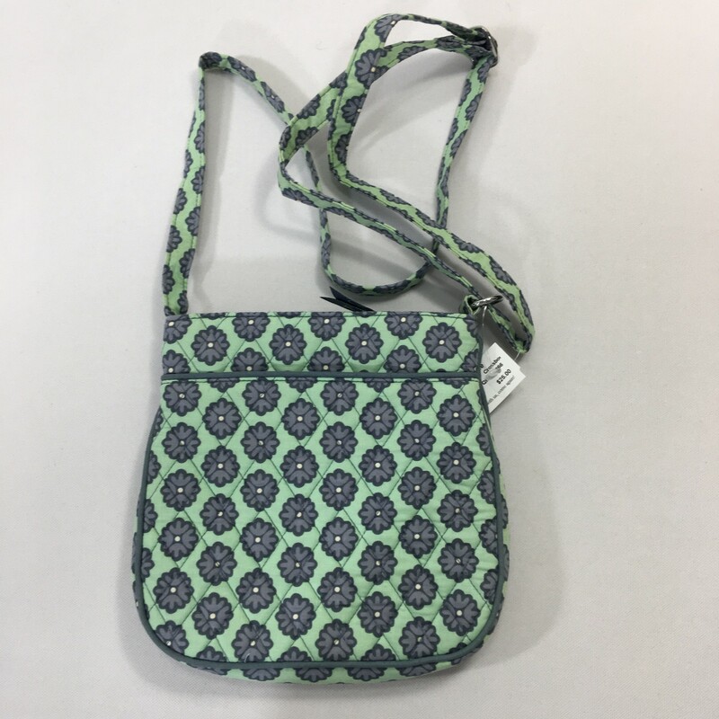 Vera Bradley Patterned Qu, Green, Size: Crossbody