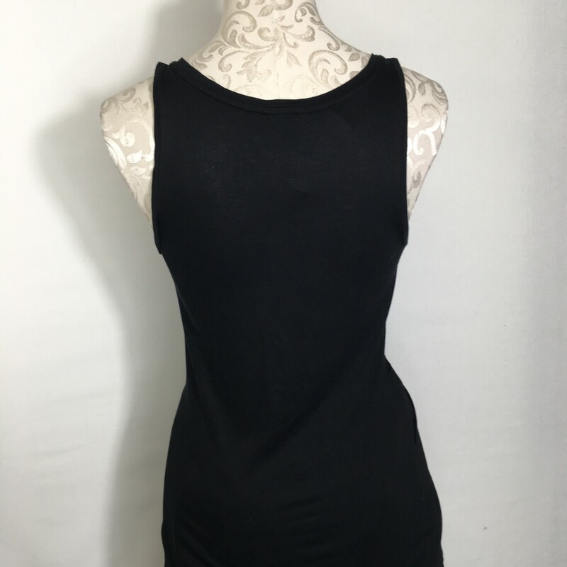 Ann Taylor Tied Front Top, Black, Size: XS