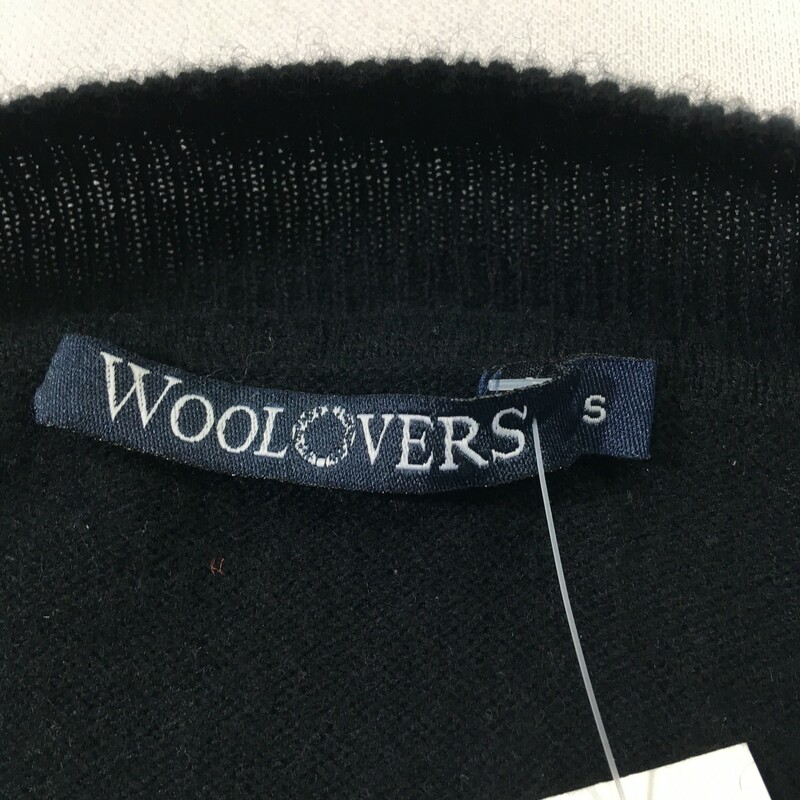 100-012 Wool Lovers V Nec, Black, Size: Small