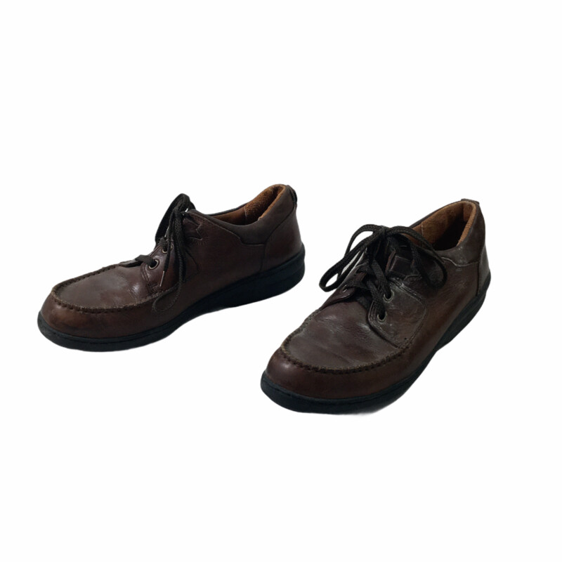 100-928 Clarks, Brown, Size: 8.5 mens leather lace up shoes leather  good