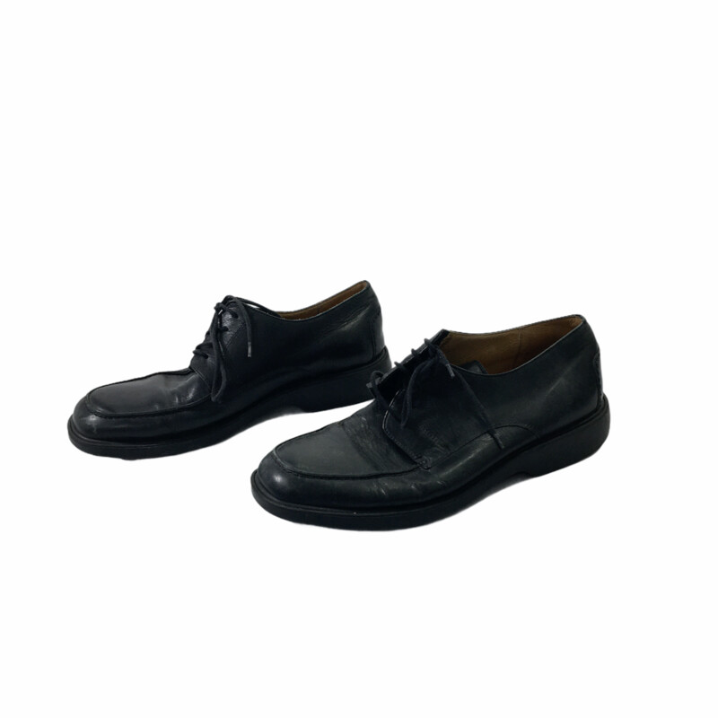 100-933 Bostonian, Black, Size: 9<br />
black lace up dress shoes leather  okay