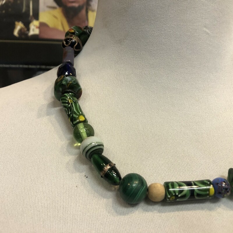 Handmade Glass Beaded Necklace