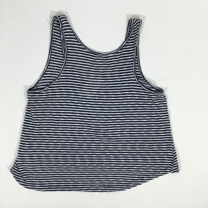 103-065 I Love H81, Blue/whi, Size: Medium Blue and white Striped Tank Top cotton/polyesther  Good