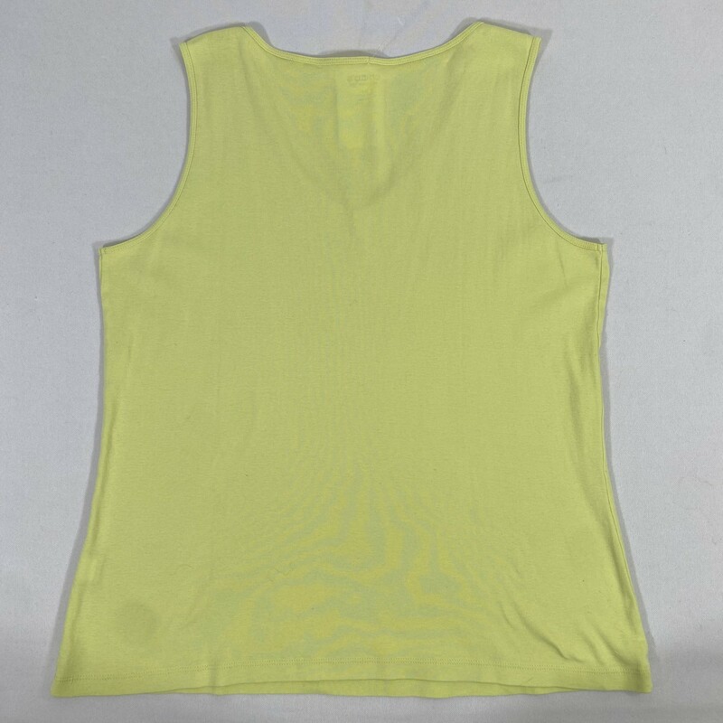 100-583 Chicos, Green, Size: 2 green tank top  100% cotton