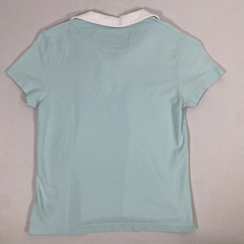 100-605 Vilebrequin, Blue, Size: Small Pale blue polo with white collar