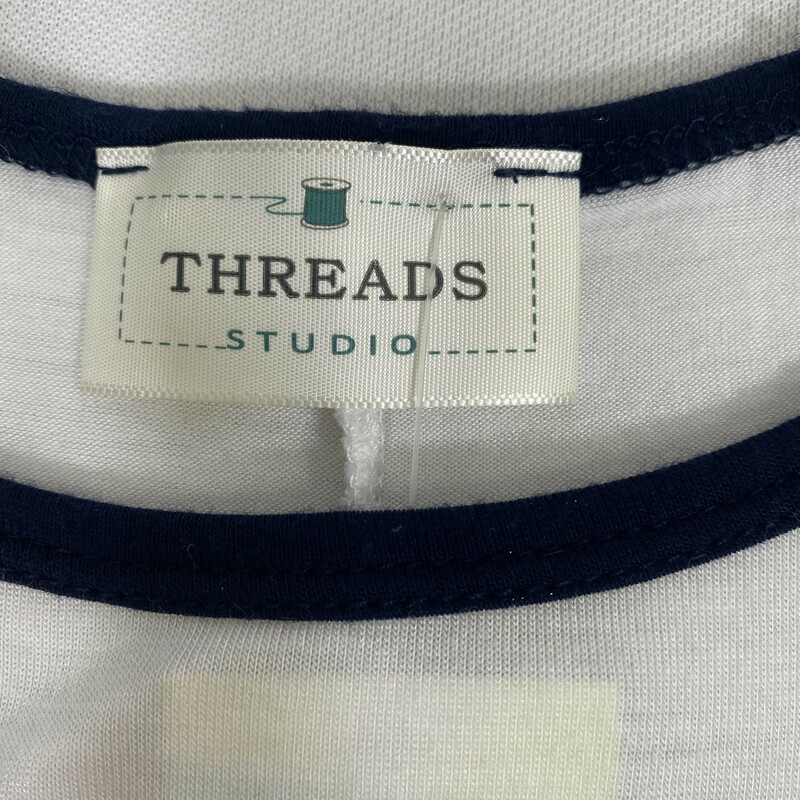 105-139 Threads Studio, White, Size: Small Malibu 1976 Muscle Tee -