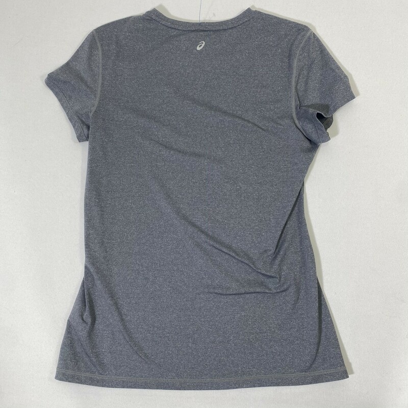 105-047 Oasis, Gray, Size: Small gray work out shirt live/love 2 run 48% Nylon 48% Polyester 4% Spandex