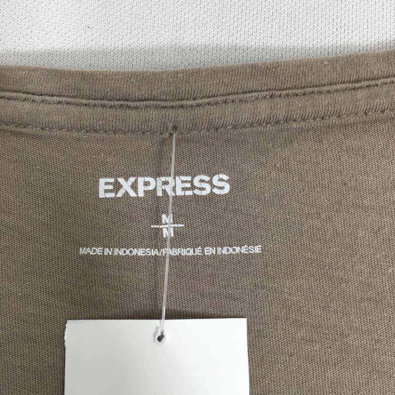 105-197 Express, Beige, Size: Medium Beige T-Shirt x
