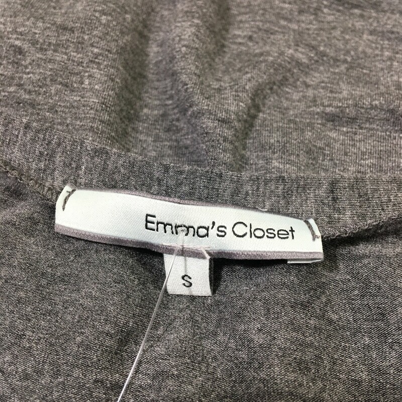 100-529 Emmas Closet, Grey, Size: Small<br />
grey long sleeve shirt rayon/spandex