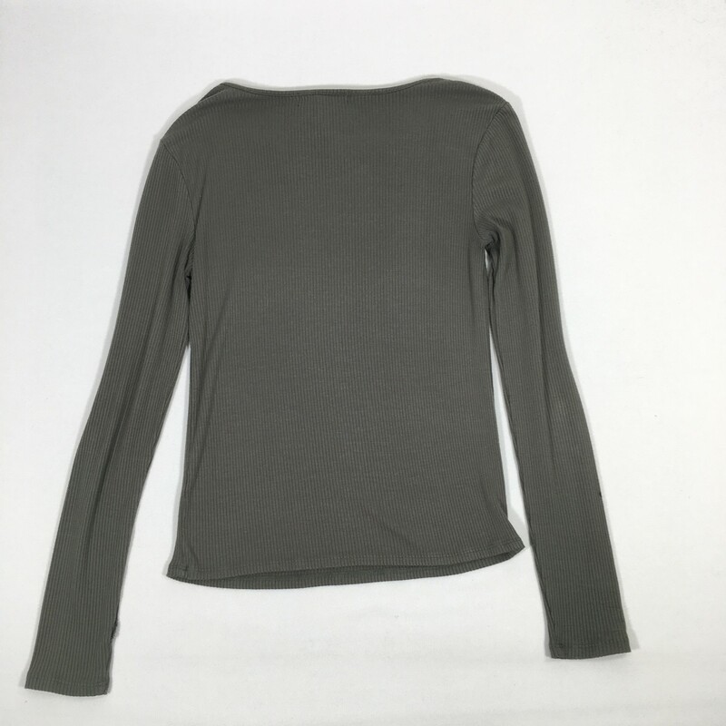 100-288 Forever 21, Green, Size: Small<br />
Green Ribbed Long Sleeve