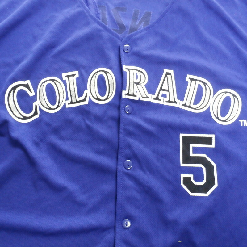 Colorado Rockies Jersey  Recycled ActiveWear ~ FREE SHIPPING USA ONLY~
