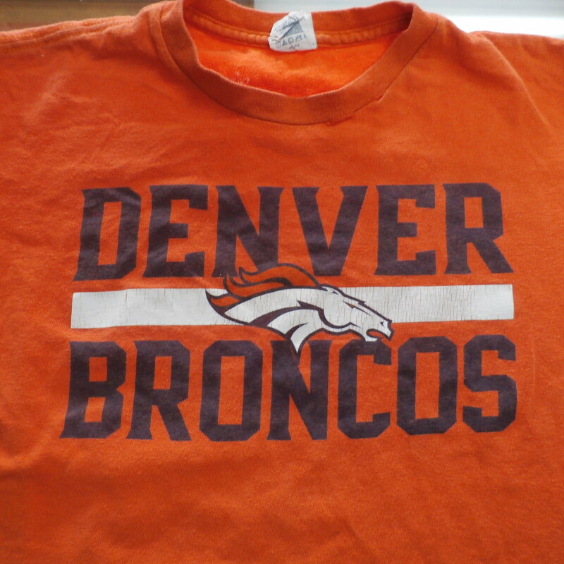 Denver Broncos Women's Delta Pro Weight Cotton T-Shirt White S - NFL