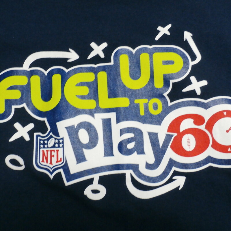 Play 60 NFL Shirt  Recycled ActiveWear ~ FREE SHIPPING USA ONLY~