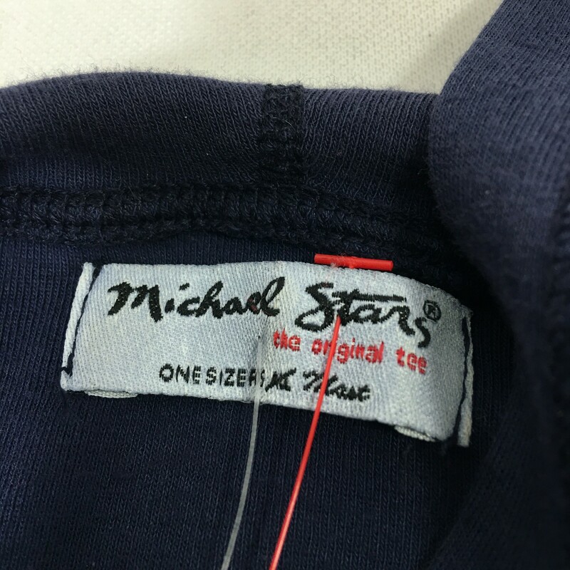 107-002 Michael Stars, Blue, Size: Medium<br />
Long sleeve Hoodie 100% Supima Cotton