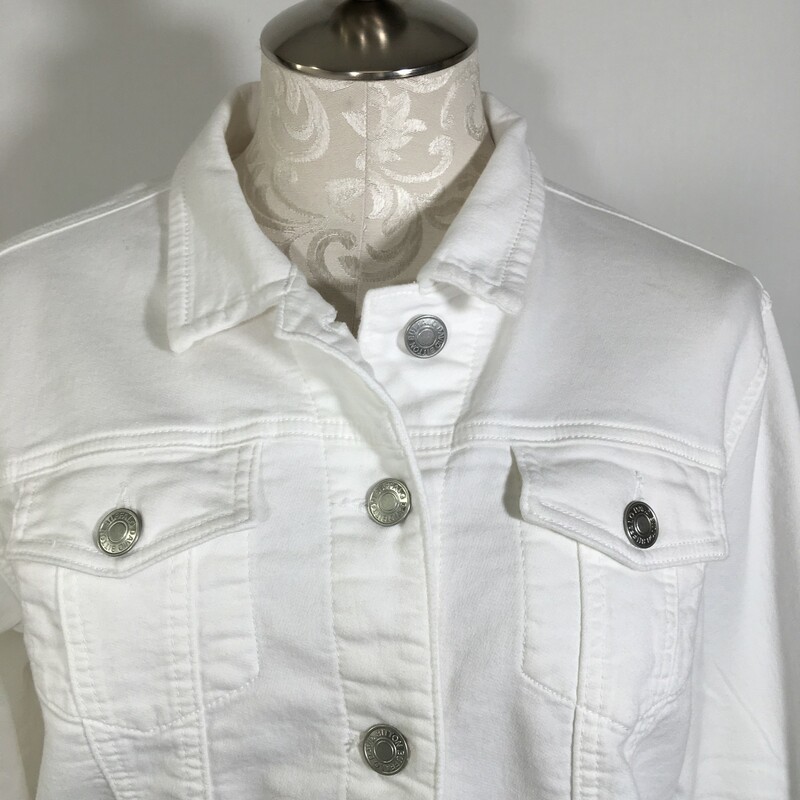 Buffalo David Bitton Jack, White, Size: Medium<br />
Light Jacket 89% cotton 10% polyster 1 % elastane