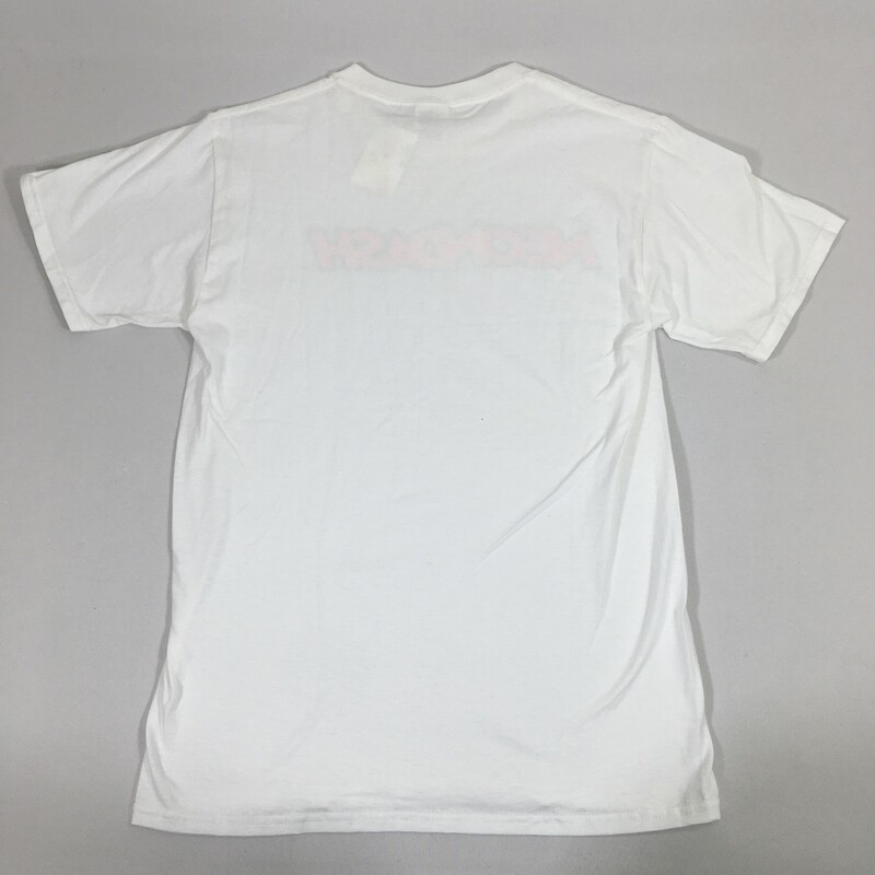 102-141 Jerzees, White, Size: Small White short sleeve t-shirt w/neondash logo 100% Cotton