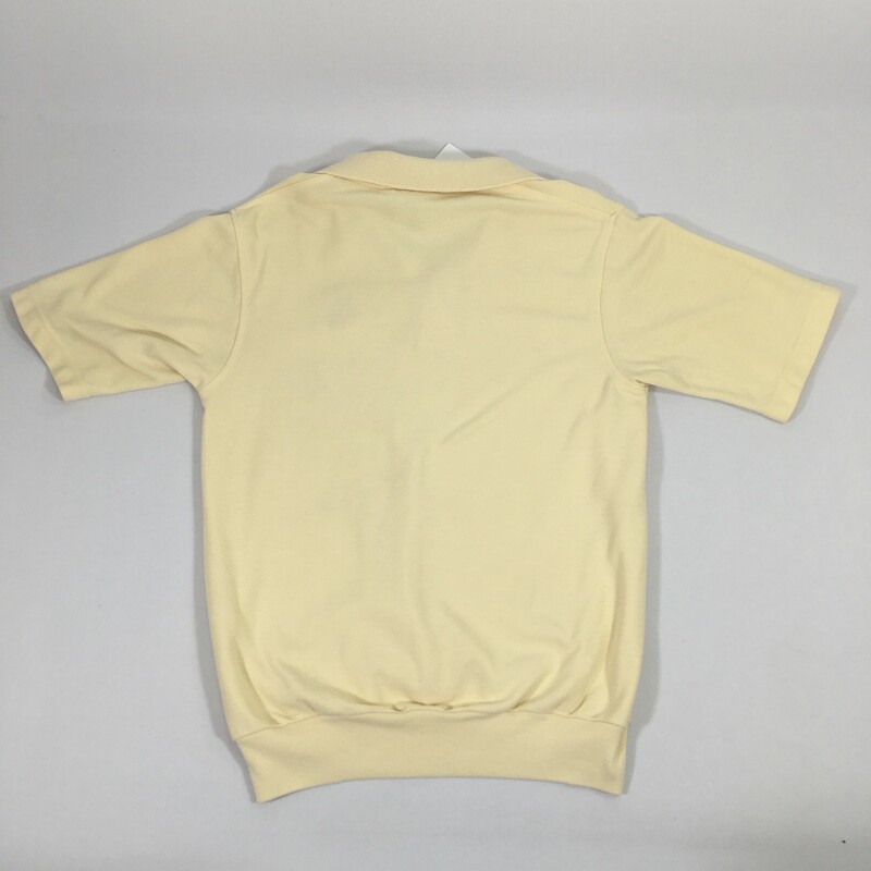 105-253 Mark Twain, Yellow, Size: Small St. Joes short sleeve uniform shirt 60% cotton 40% polyester  good
