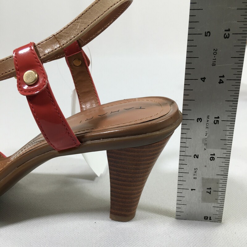 Tahari Strappy Heels, Tan, Size: 9.5