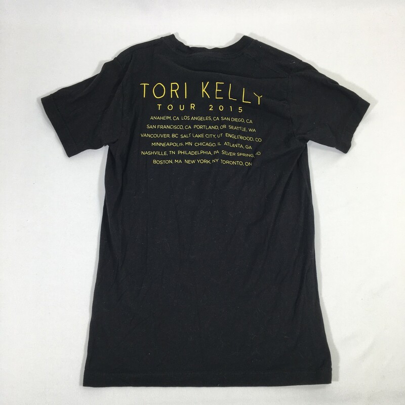 103-082 Tultex, Black, Size: Small Tori Kelly Tour Shirt x  Good