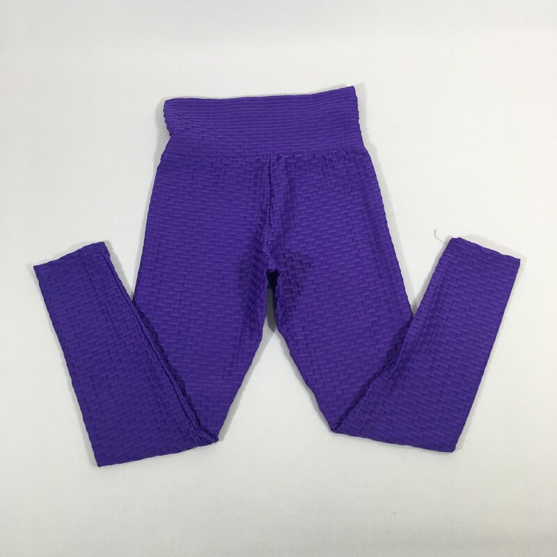 125-002 No Tag, Purple, Size: Small purple textured leggings no tag  good
