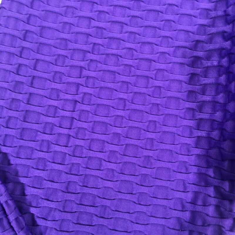 125-002 No Tag, Purple, Size: Small purple textured leggings no tag  good