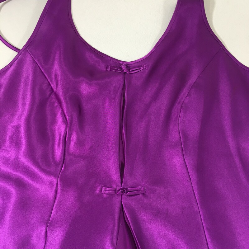 Gloria Vanderbilt Silk Sl, Purple, Size: 18