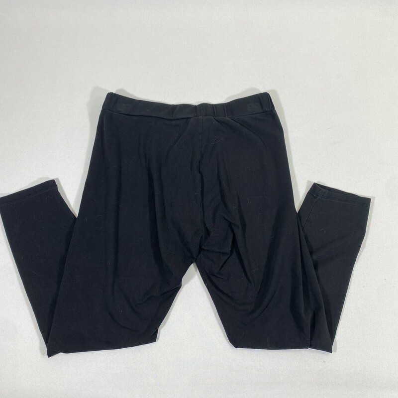 120-349 Style And Co, Black, Size: Large petite black leggings 92% cotton 8% spandex  good