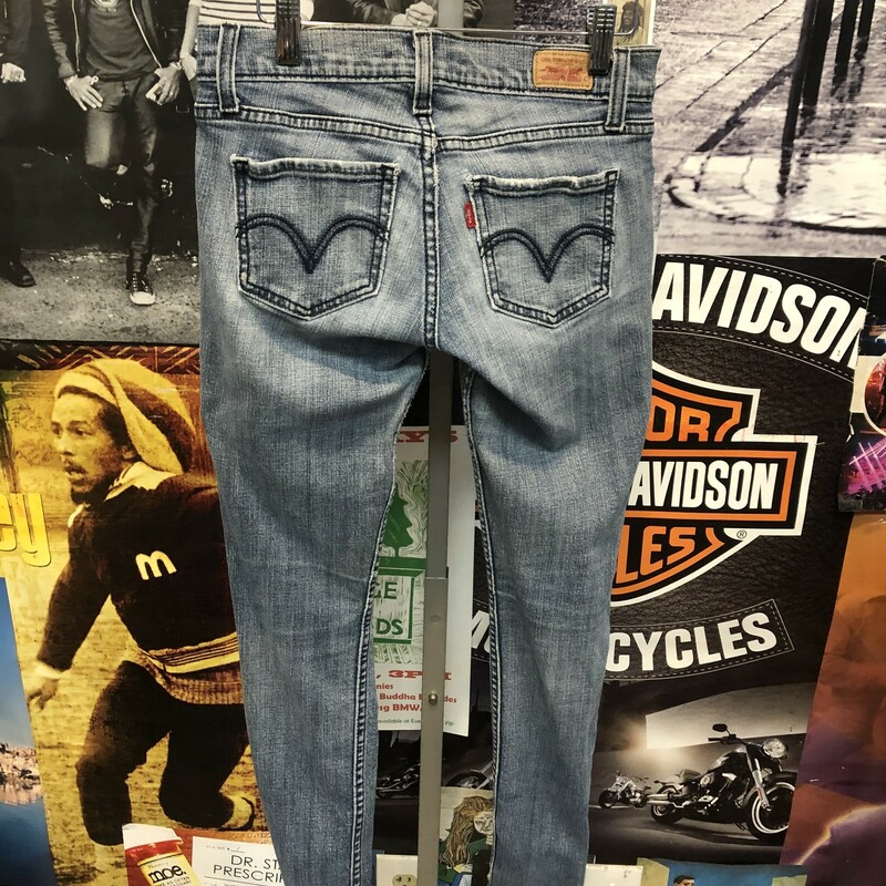 Levi size 3 women's denim skinny jeans