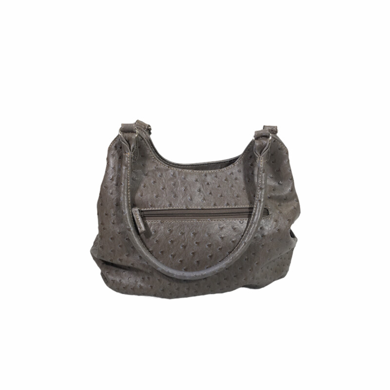 100-1131 Laura Scott Leat, Grey, Size: Mini Bags dotted zipper bag