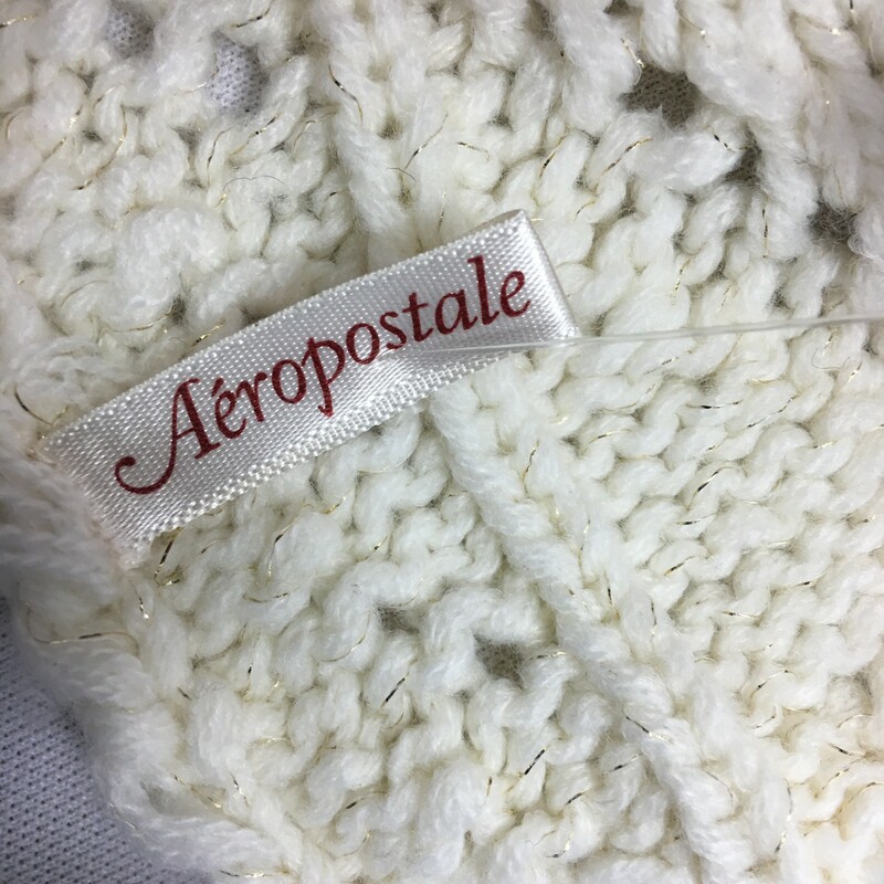 119-001aeropostale Knit, Cream, Size: Scarves