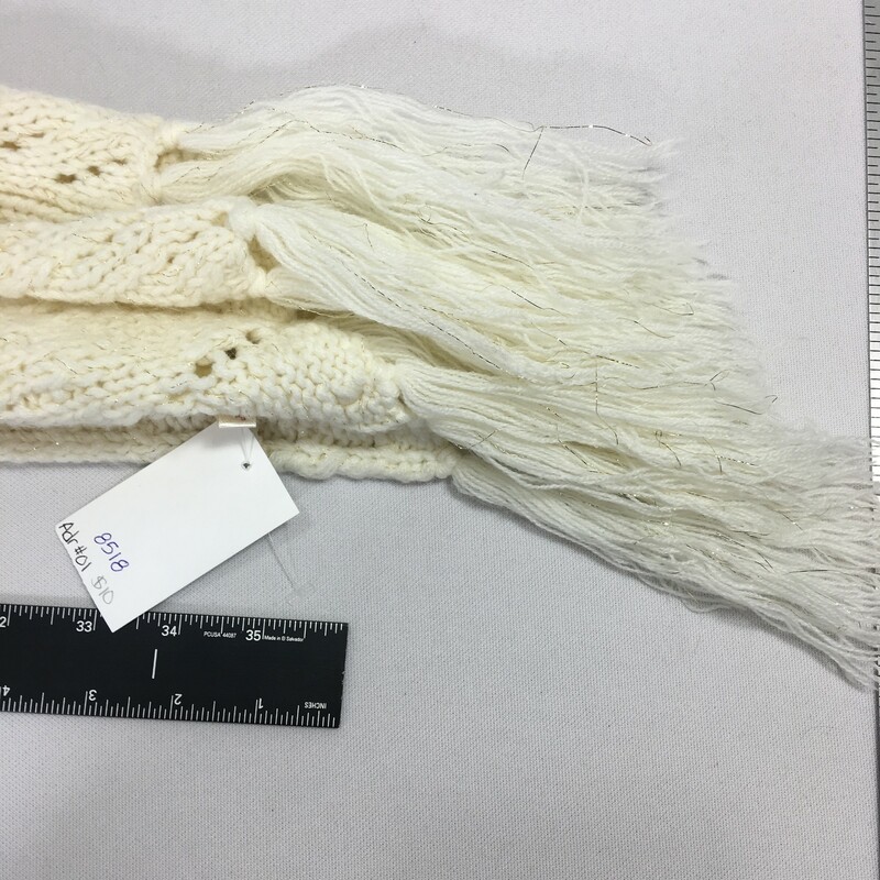 119-001aeropostale Knit, Cream, Size: Scarves
