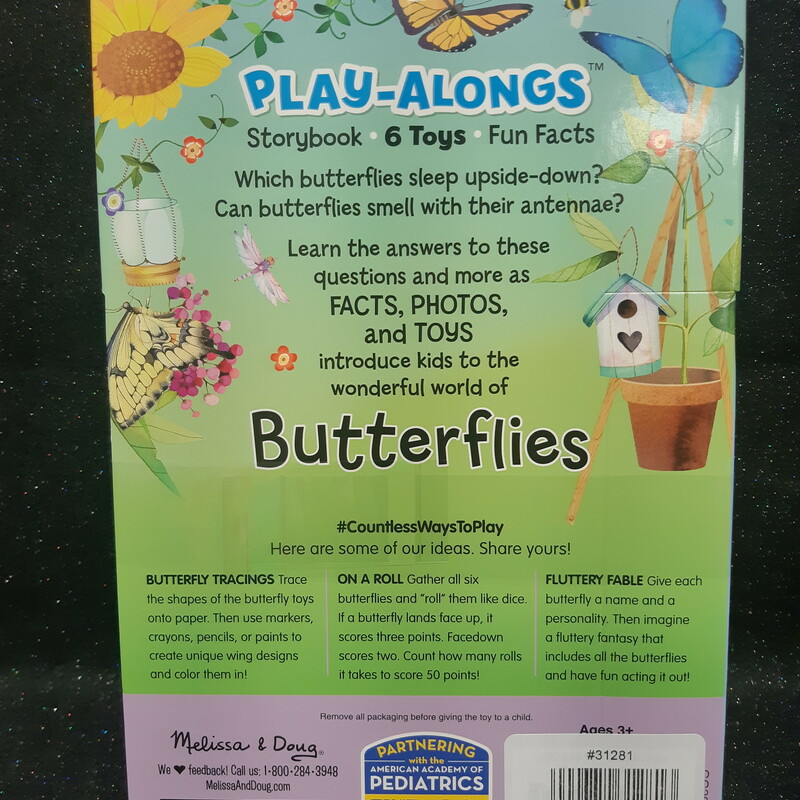 Butterflies Play Alongs, Book/fig, Size: Book