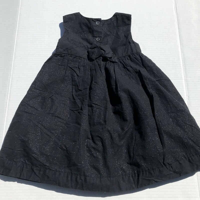 Gymboree Lined  Dress, Black, Size: 18-24M