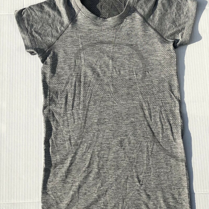 Lululemon Active T Shirt, Grey, Size: 12-14Y