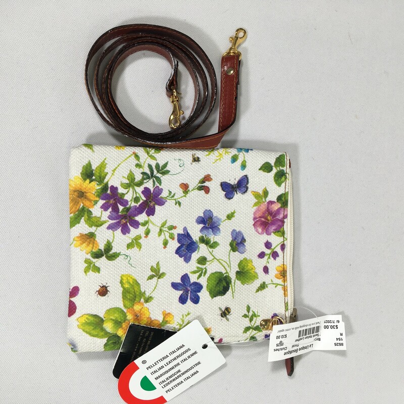 I Santi Italian Leather, Floral, Size: Clutches
made in italy