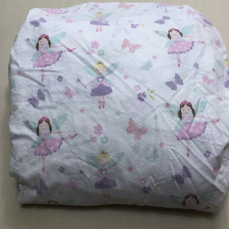 Carmen Fitted Bedsheet, Fairy, Size: Single<br />
100% Egyptian cotton