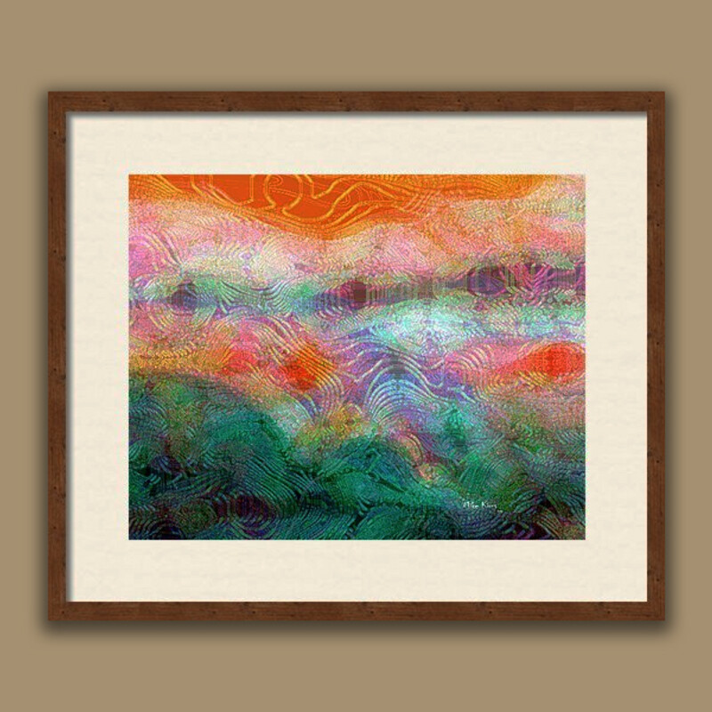 IMAGINATION 132, None, Size: None


IMAGINATION 132, DIGITAL ABSTRACT
Signed Print..Bronze custom frame with white matting

16" x  20"

Digital Artist's Inspiration.."Initially it derives from nature.  Imgination then takes the wheel and I just hang on and Enjoy the Ride!"